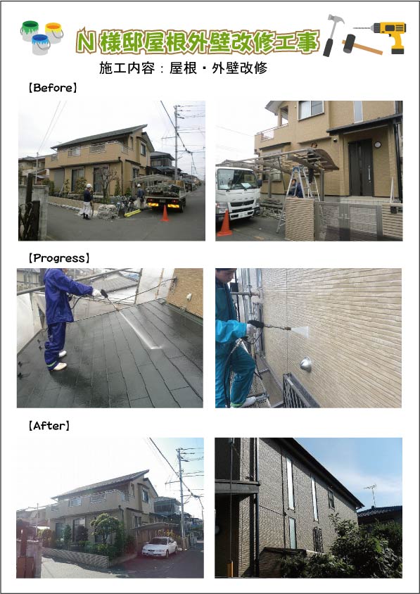 屋根外壁改修工事